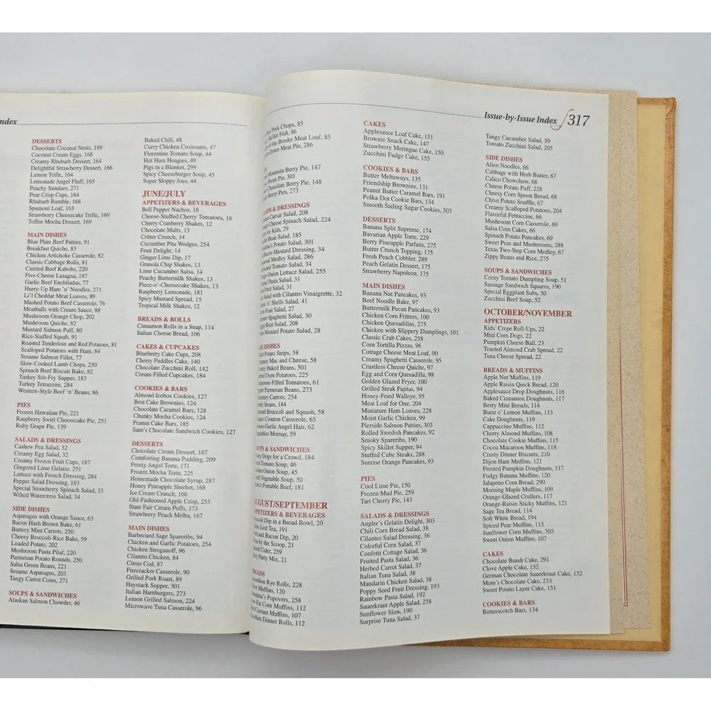 2000 Taste‎ of Home Annual Recipes Hardcover Book Used Cookbook